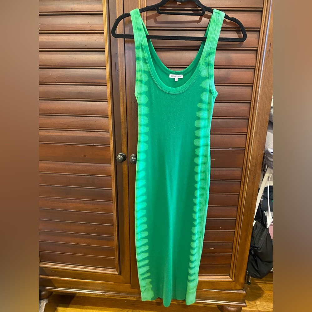 KITH cotton citizen green dress